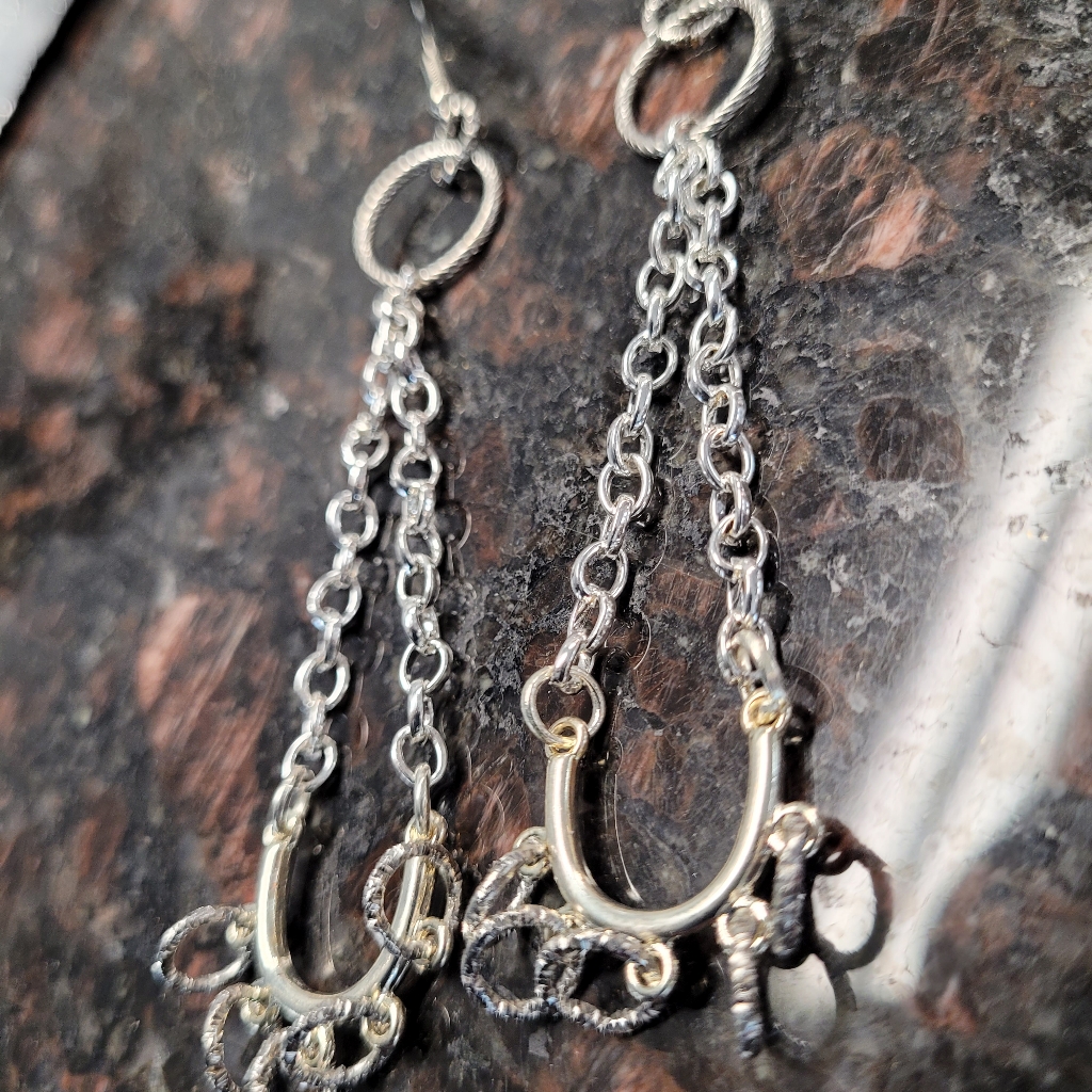 Long Silver Dangles